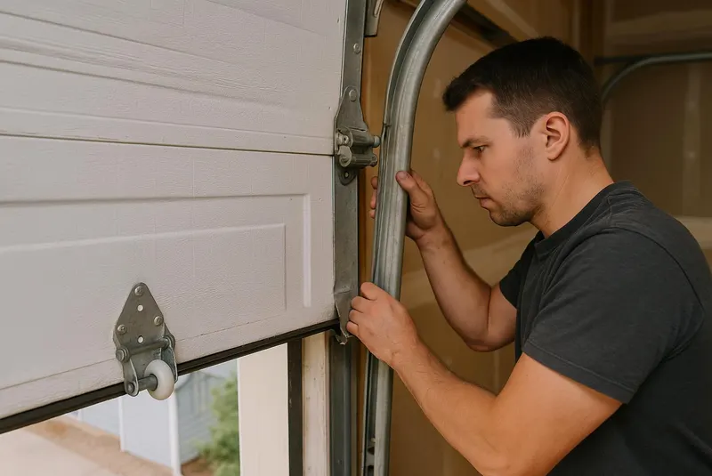 Off Track Door Repair in Estero